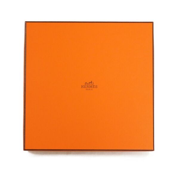 HERMES Red Silk Scarf - Picture 11 of 11